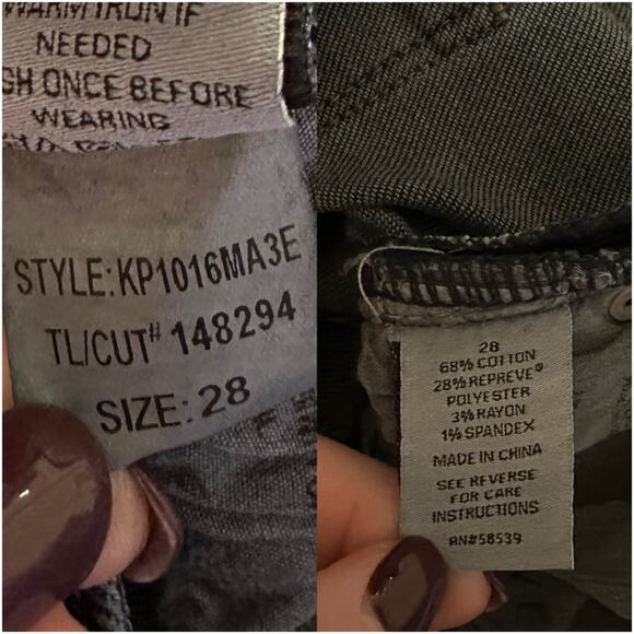 EVEREVE Ever Straight High Rise Jean in Sociable Wash Sz 28 - Picture 9 of 12